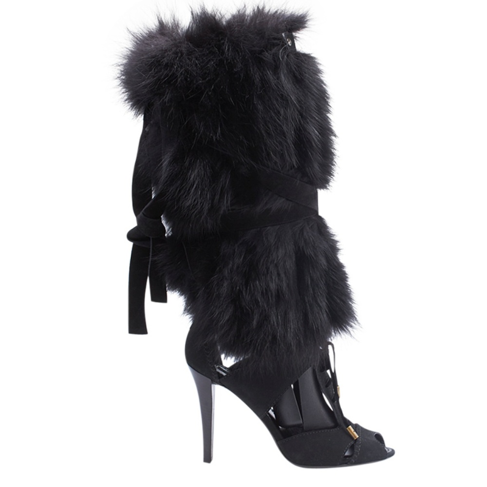 Louis Vuitton Anastasia Fur&Suede Sandals(148454) - Picture 3 of 8